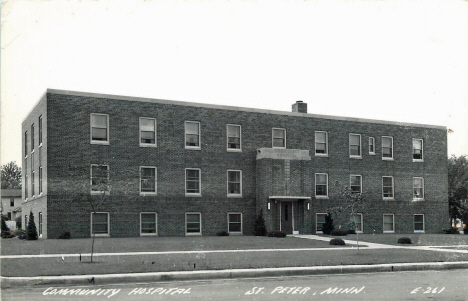 Community Hospital, St. Peter Minnesota, 1940's