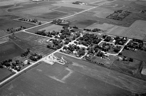Aerial view, Trosky Minnesota, 1983