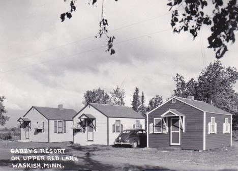 Gabby's Resort on Upper Red Lake, Waskish Minnesota, 1940's