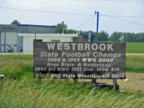 Sign, Westbrook Minnesota, 2014
