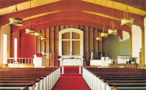 Interior, First Methodist Church, Willmar Minnesota, 1968