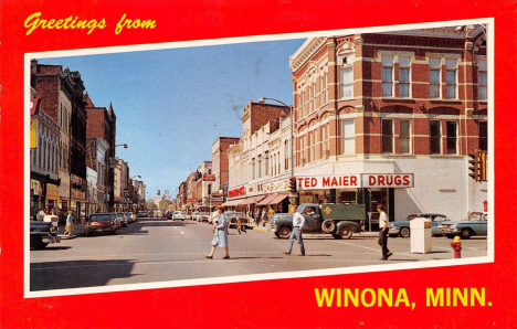 Greetings from Winona Minnesota, 1965