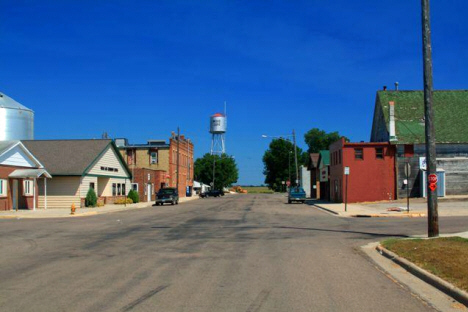 Street scene, Wood Lake Minnesota, 2007