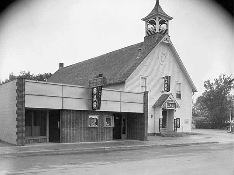 Municipal Bar and Liquor Store, Wood Lake Minnesota, 1954
