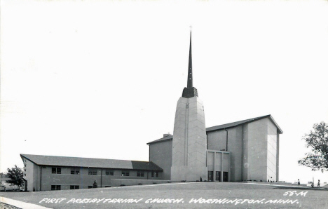 First Presbyterian Church, Worthington Minnesota, 1950's