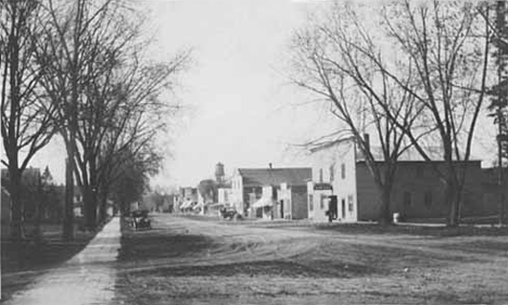 Gold Street, Wykoff Minnesota, 1916