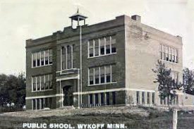 Public School, Wykoff Minnesota, 1914