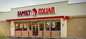 Family Dollar Store in Preston, MN.