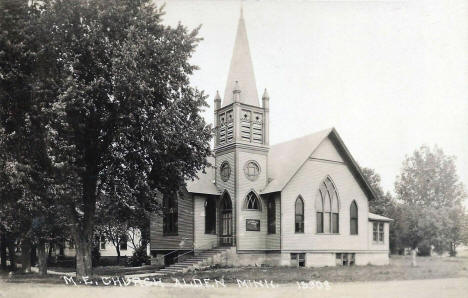 Methodist Episcopal Church, Alden Minnesota, 1910's