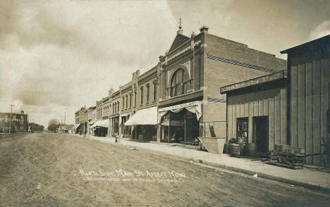 North side of Main Street, Amboy Minnesota, 1910