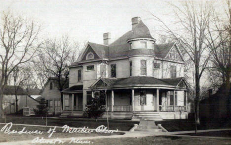 Olson Residence, Atwater Minnesota, 1910's