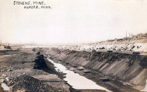 Stevens Mine, Aurora Minnesota, 1910's