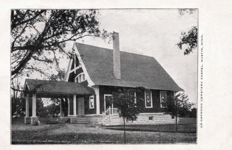 Oakwood Cemetery Chapel, Austin Minnesota, 1906