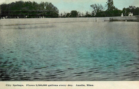 City Springs, Austin Minnesota, 1915