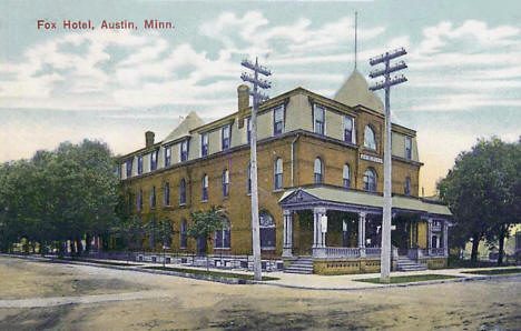 Fox Hotel, Austin Minnesota, 1908