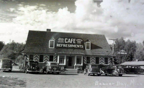 Log Cabin Inn, Beaver Bay Minnesota, 1940's