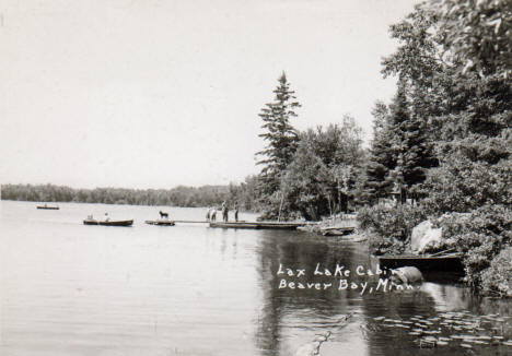 Lax Lake Cabins, Beaver Bay Minnesota, 1940's