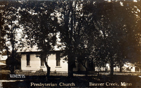Presbyterian Church, Beaver Creek Minnesota, 1910's