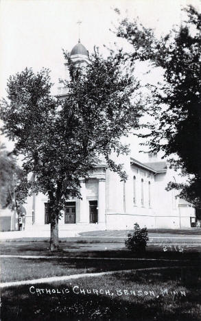 Catholic Church, Benson Minnesota, 1920's
