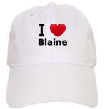 I Love Blaine Baseball Cap