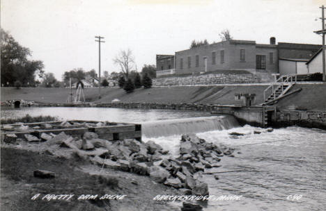 Dam, Breckenridge Minnesota, 1940's