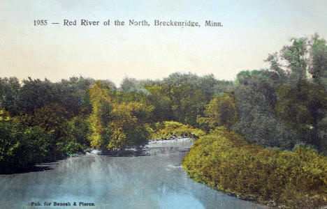 Red River of the North, Breckenridge Minnesota, 1910