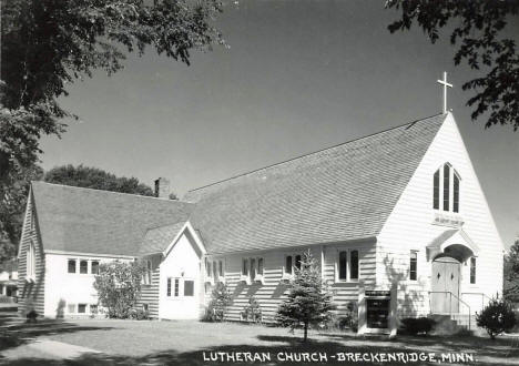Lutheran Church, Breckenridge Minnesota, 1950's