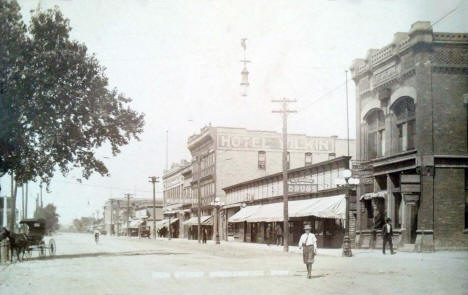 Main Street, Breckenridge Minnesota, 1908