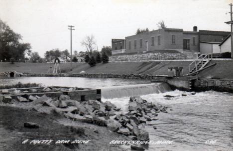 Dam at Breckenridge Minnesota, 1953