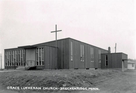 Grace Lutheran Church, Breckenridge Minnesota, 1960