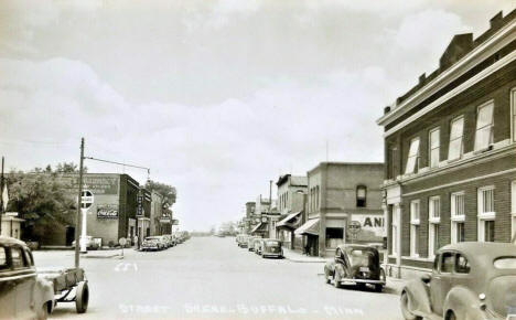 Street scene, Buffalo Minnesota, 1940's