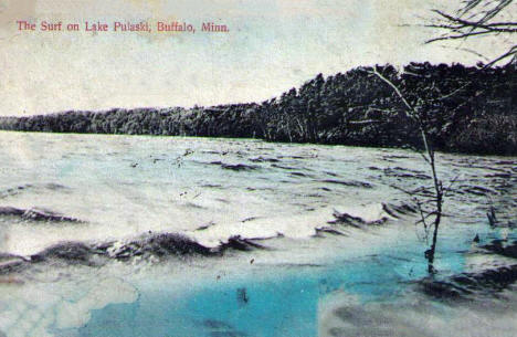 The Surf on Lake Pulaski, Buffalo Minnesota, 1910