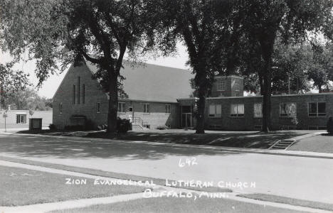 Zion Evangelical Lutheran Church, Buffalo Minnesota, 1960's
