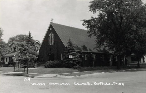 Dewey Methodist Church, Buffalo Minnesota, 1950's
