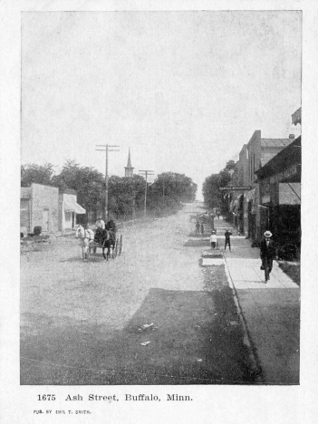 Ash Street, Buffalo Minnesota, 1905