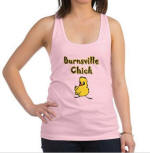 Burnsville Chick Racerback Tank Top