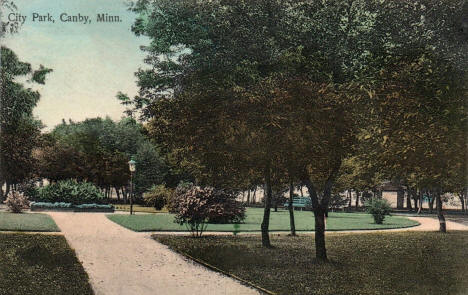City Park, Canby Minnesota, 1910