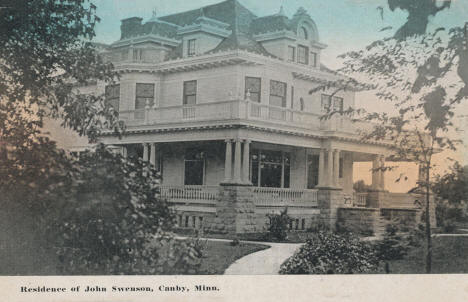 Residence of John Swenson, Canby Minnesota, 1911