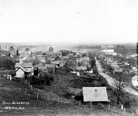 View of Carver Minnesota, 1893