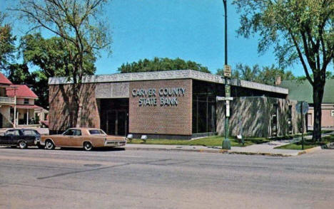 Carver County State Bank, Chaska Minnesota, 1960's
