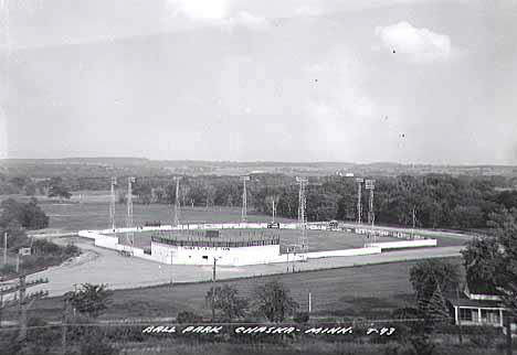 Ball park, Chaska Minnesota, 1950