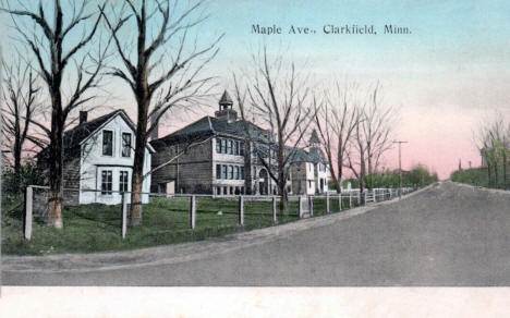 Maple Avenue, Clarkfield Minnesota, 1910's