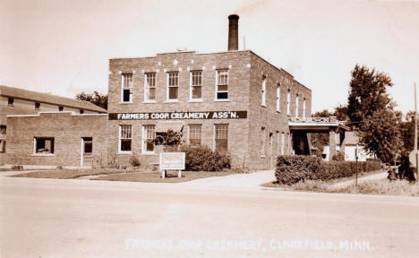 Farmers Coop Creamery Association, Clarkfield Minnesota, 1940's