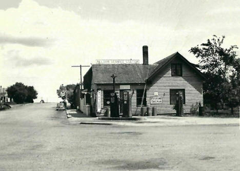 Street scene, Clitherall Minnesota, 1940's