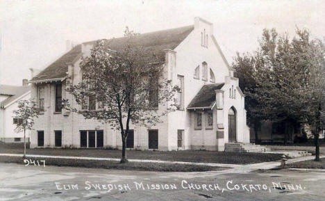 Elim Swedish Mission Church, Cokato Minnesota, 1920's