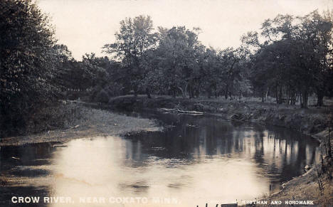 Crow River near Cokato Minnesota, 1910's