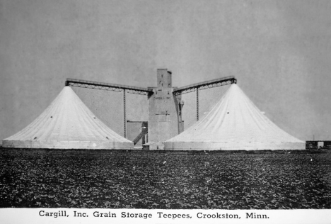 Cargill Inc. Grain Teepees, Crookston Minnesota, 1950's