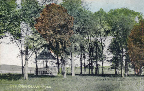 City Park, Delano Minnesota, 1908