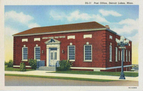 Post Office, Detroit Lakes Minnesota, 1938
