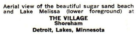 The Village, Detroit Lakes Minnesota, 1960's